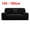 Black, variant on PiccoCasa Stretch Spandex Sofa Slipcover with Cushion Cover, Large Black