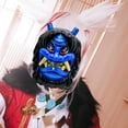 thumbnail image 3 of BELOVING Bull Spoof Full Face Cover Creative Movie Props Masquerade Costume for Blue, 3 of 10