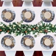 thumbnail image 7 of Ryvnso Highland Cattle Christmas Round Plate Mats Dining Table Placemat Set of 4 for Holiday Decoration, 7 of 7