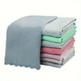 thumbnail image 4 of QJUHUNG 5pcs Magic Cleaning Cloth - Fish Scale Glass Wiping Cloth  Car Window Mirror Cleaning Cloth - Non Marking And Reusable - Suitable for Cleaning Kitchens  Mirrors  Glass  Plates  Sc, 4 of 5