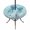 Blue, variant on Round Outdoor Tablecloth with Umbrella Hole and Zipper, Coastal Starfish Blue Tablecloth with Elastic Waterproof, Summer Beach Nautical Coral Patio Table Covers for 36" - 44" Picnic Pool Tables