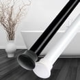 thumbnail image 4 of Curtain Rod End Cap,Straight & Sturdy Drapery Rods Head Draperies Finials 1. Hole for Living Room Bedroom Sliding Door, Pack Of 2PCS White, 4 of 5