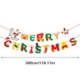 thumbnail image 2 of 2025 & CISIL Christmas Paper Banner Christmas Decorations Hanging Paper Pull Flower For Party, 2 of 2