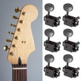 thumbnail image 2 of Clavijas de afinación de guitarra Clavijas de afinación de guitarra 3L 3R resistentes al desgaste 6 uds. afinadores de bloqueo de guitarra para LP EPI afinador de guitarra acústica popular eléctrica cabezales de máquina Hugtrwg Para estrenar, 2 of 9