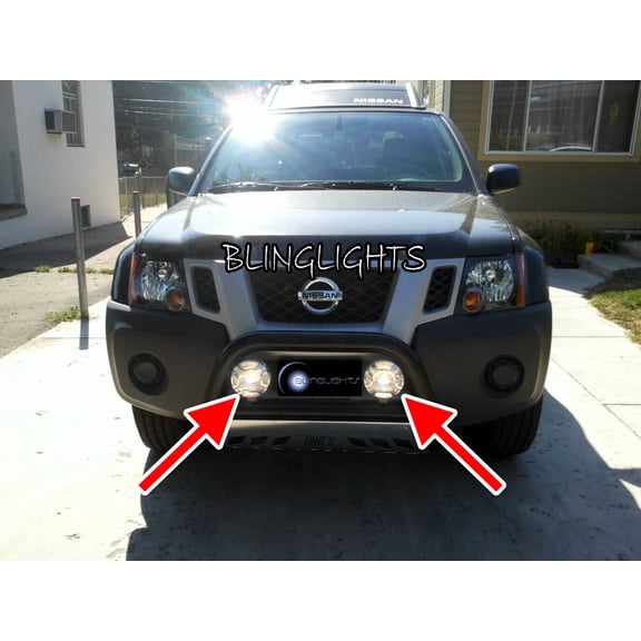 For The Nissan Xterra Bull Bar Off Road Driving Lights Bumper Auxiliary Lamps
