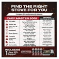 thumbnail image 5 of Chef-Master 90011 Butane Countertop Stove, 10 000 BTU Portable with Carry Case, High Performance, Piezo Ignition, Brass Burner, Safety Stop, 5 of 7