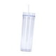 thumbnail image 4 of Vaso de viaje delgado de 16 onzas, portátil, reutilizable, de doble pared con , ideal para coche, amigos, bodas y fiestas., 4 of 8
