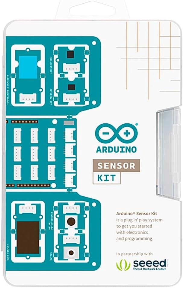Arduino TPX00031  Sensor Kit - Base Essential Sensors for Beginners, Includes 10+ Sensors for DIY Projects & Learning