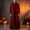 Wine, variant on Men's Jacket Plus Size Stand Collar Long Sleeve Maxi Straight Solid Double-Breasted Button Front Vintage Retro