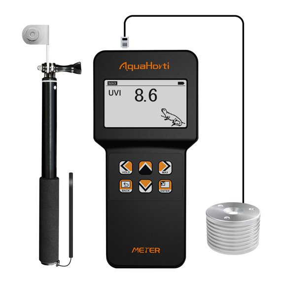 Medidor de índice UV para reptiles AquaHorti UVB fluorescente LED