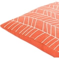 thumbnail image 3 of Lachen Woven Modern Pillow Cover in Burnt Orange, Cream, 3 of 3