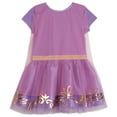 thumbnail image 3 of Disney Princess Rapunzel Toddler Girls Tulle Dress and Headband Toddler to Little Kid, 3 of 5