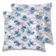 thumbnail image 2 of Fundas de almohada con diseño de Stitch, paquete de 2 fundas de almohada para sofá cama, sala de estar, 18 x 18 pulgadas, 2 of 8