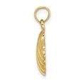thumbnail image 2 of Auriga 10K Yellow Gold 2-D Polished Scallop Shell Charm for Women (L-18 mm,W-11.05 mm), 2 of 6