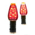 thumbnail image 1 of Direccionales Para Moto Rasen Led Negro Brillante Universal   rojo, 1 of 3