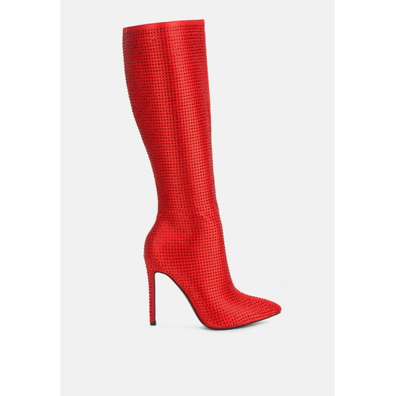 Pipette Diamante Set High Heeled Calf Boot