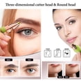 thumbnail image 3 of USB Rechargeable Eyebrow Trimmer & Facial Hair Removal for Women,2 in 1 Eyebrow Razor and Painless Hair Remover with Built-in LED Light for Eyebrow Lips Nose Body Facial Hair Removal (Green), 3 of 9