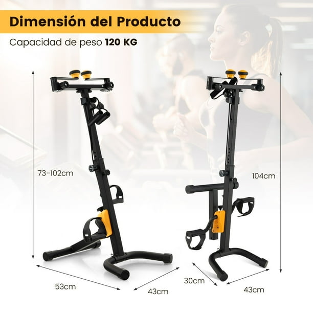 Bicicleta de Ejercicio Plegable Costway para Manos Brazos Piernas