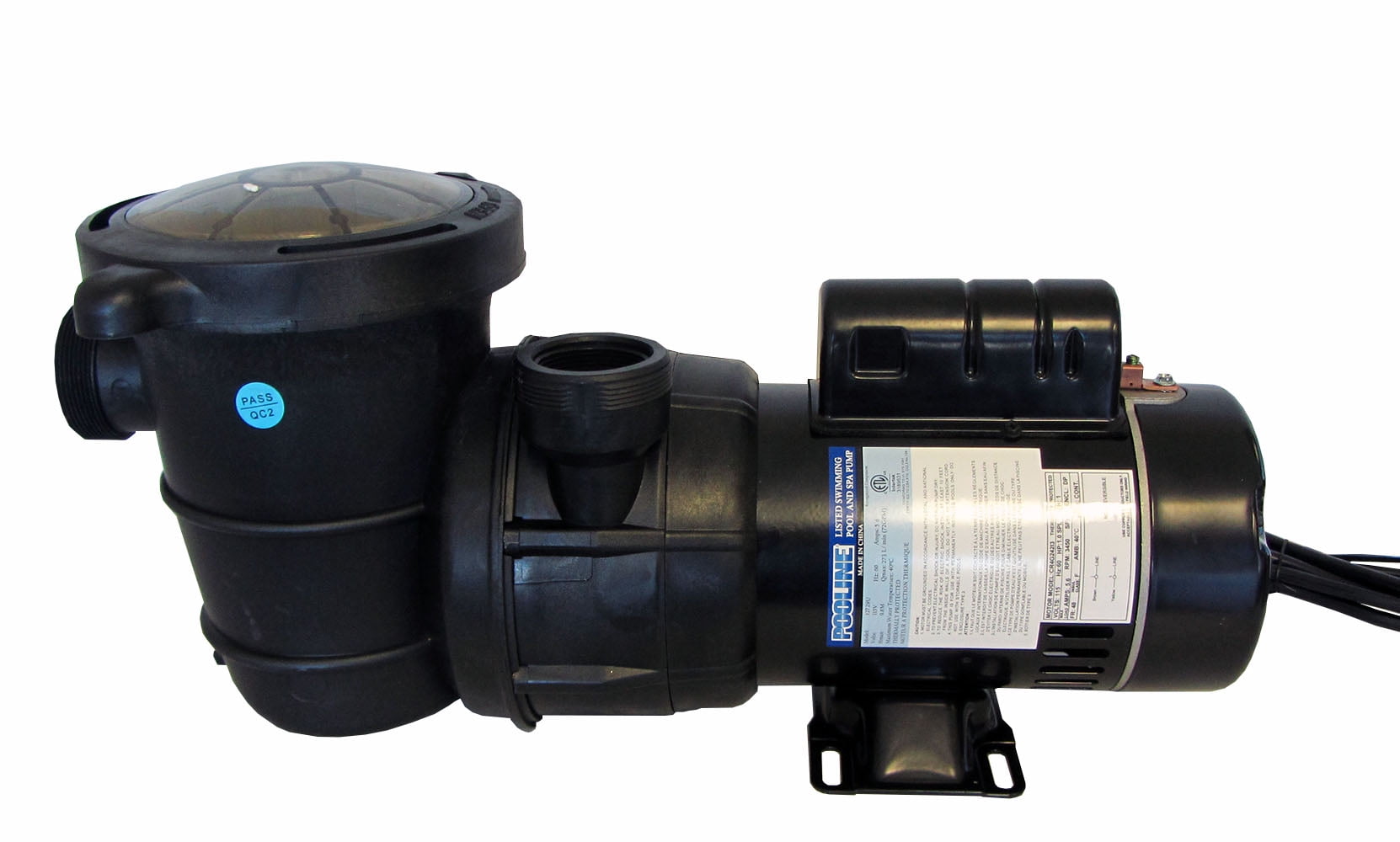 Pooline Pro 1.5HP Above Ground 1 Speed Pool Pump Copper Windings