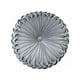 thumbnail image 1 of Almohada decorativa de terciopelo de estilo europeo para el hogar, hecha a mano, de forma redonda con detalles de botones y diseño plisado para sofá, silla, cama y automóvil (38 cm), 1 of 6