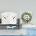 thumbnail image 2 of Reloj de pared de doble cara,Reloj de pared de esquina de doble cara para decoración del hogar,Reloj de esquina de metal con diseño creativo,sin tictac.,Funda de almohada,Funda de almohada, 2 of 8