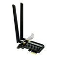 thumbnail image 1 of Tarjeta Wifi 7 Pcie 9.3Gbps 802.11Be Tarjeta Wifi 6E Con Bluetooth 5.4 Tri-Band 4K Qam 320Mhz Wifi 7 Be200 Adaptador De Red Inalámbrico Interno Para Pc De Escritorio Compatible Con Windows 11 De 64 Bi, 1 of 5