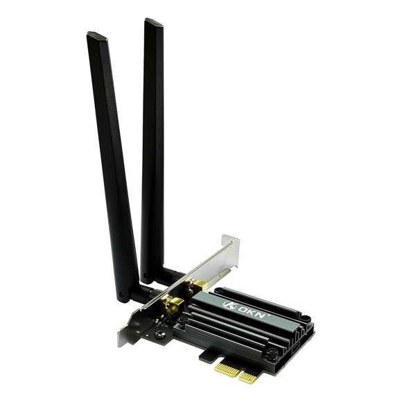 Tarjeta Wifi 7 Pcie 9.3Gbps 802.11Be Tarjeta Wifi 6E Con Bluetooth 5.4 Tri-Band 4K Qam 320Mhz Wifi 7 Be200 Adaptador De Red Inalámbrico Interno Para Pc De Escritorio Compatible Con Windows 11 De 64 Bi