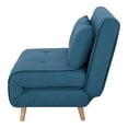thumbnail image 5 of A&D Home Haru 48" Convertible Futon Chair, Sherbert Blue, 5 of 9