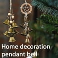 thumbnail image 2 of Witches Bells,Handmade Hanging Witch Bells Witch Decor Hanging Wind Chimes Witchcraft Winds Bell for Porch Garden Window Decoration,Witchcraft Supplies, 2 of 9