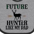 thumbnail image 4 of Inktastic Hunting Future Hunter Like Dad Boys or Girls Baby Bib, 4 of 4