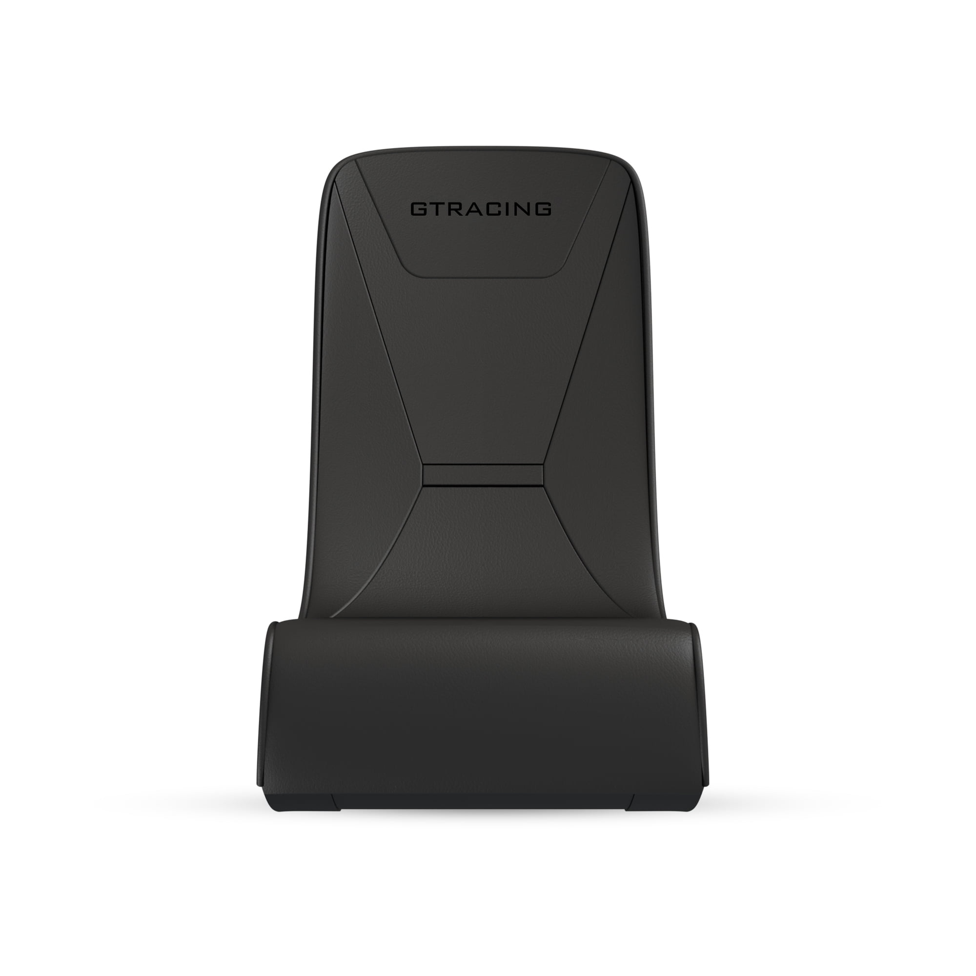 GTRACING Faux Leather Floor Rocker Video Gaming Chair, Black