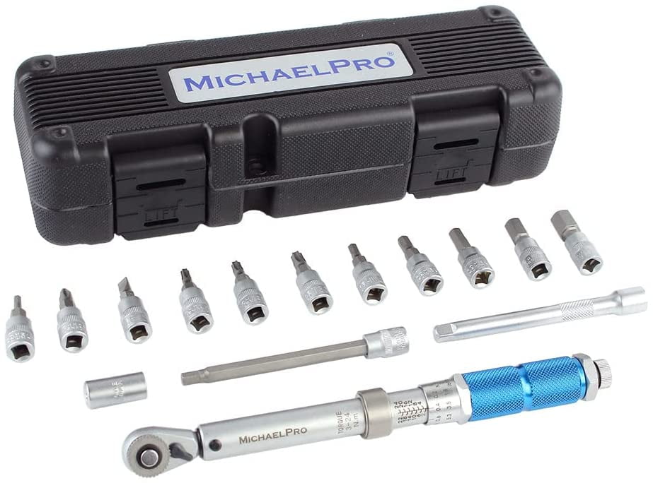 MichaelPro 1/4inch Drive Click Torque Wrench Set