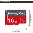 thumbnail image 3 of Tarjeta TF de 16GB con Adaptador, Tarjeta de Memoria de Alta Velocidad, Tarjeta TF de Memoria UHS-I C10 A1 para Tablet/teléfono Móvil/cámara/audio para Auto/consola de Juegos, 3 of 8