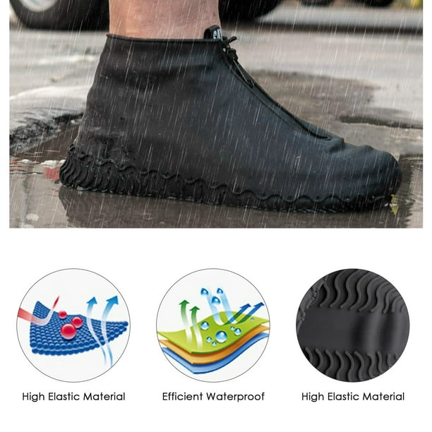 Imperméable réutilisable Chaussures de pluie Housses Outdoor Voyage  Chaussures Élastiques Couverture