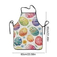 thumbnail image 3 of Cheapark Easter-Themed Kitchen Apron with Rabbit Egg Print for Cooking Baking Holiday Parties, 3 of 6