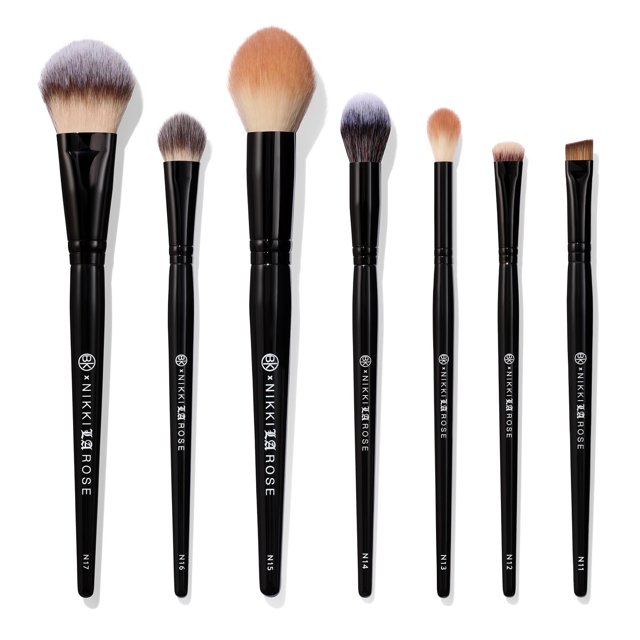 Set de brochas de maquillaje BK BEAUTY Nikki La Rose Pro Artist, 7 piezas