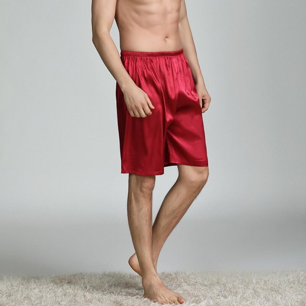 New Simulation Silk Sleep Pants Men's Spring And Summer Personality