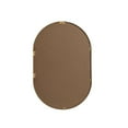 thumbnail image 4 of Elegant Decor Metal Frame Oval Mirror 20x30 Inch in Brass, 4 of 12