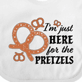 thumbnail image 4 of Inktastic I'm Just Here for the Pretzels Oktoberfest Boys or Girls Baby Bib, 4 of 4