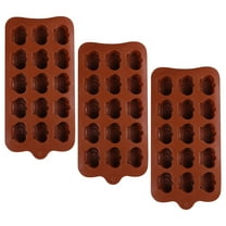 KALLORY 3pcs Chocolate Candy Mold Cake Chocolate Making Molds Mousse Candy DIY Molds