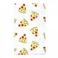 thumbnail image 3 of Hudson Baby Infant Boy Cotton Flannel Burp Cloths, Pizza Snacks, One Size, 3 of 6