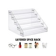 thumbnail image 2 of fankhu Acrylic Rack Seasoning Organizer 5Tiered Spice Rack Organizer Acrylic Spice Rack, 2 of 9