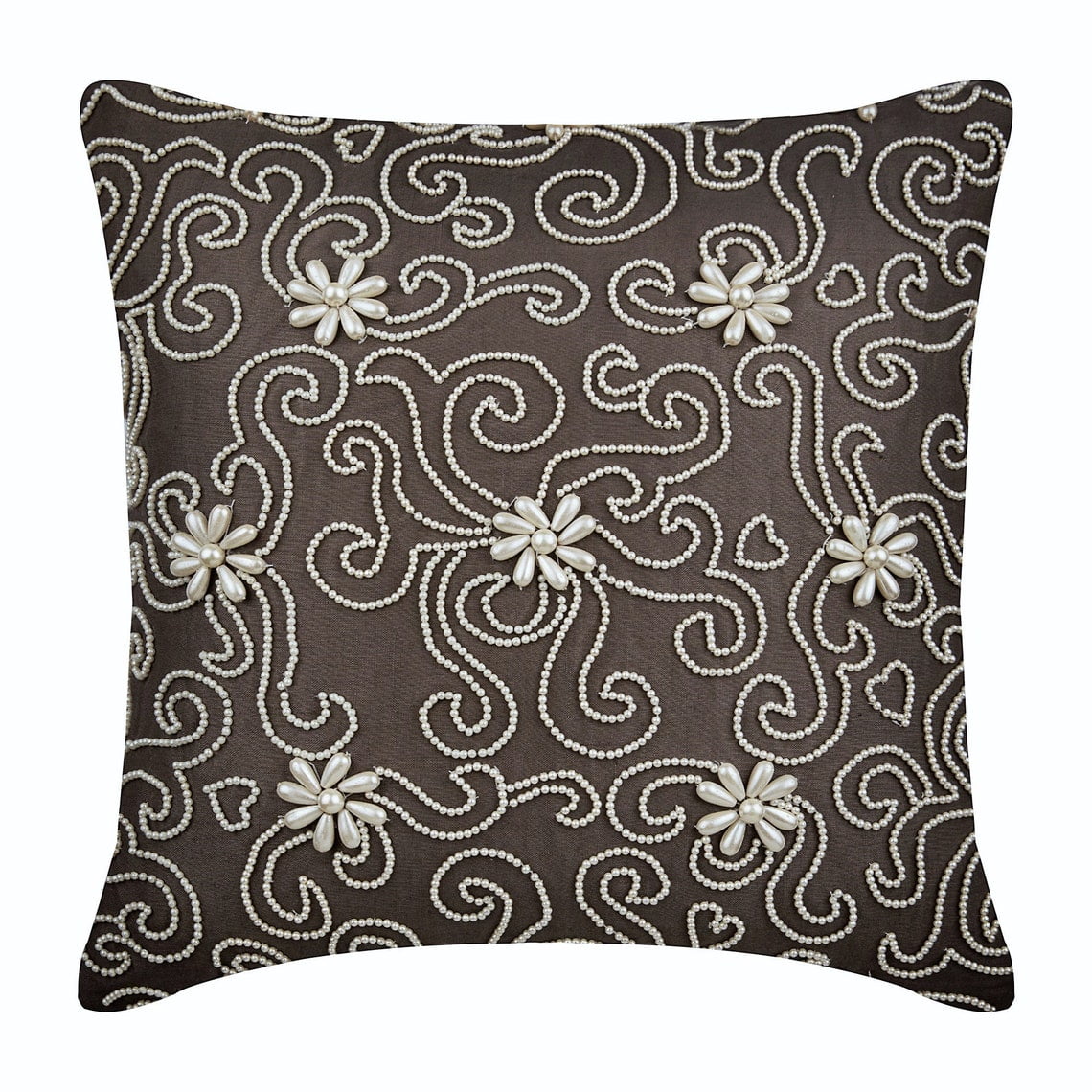 Cushion Covers For Couch, Brown Cushion Cover Home Decor 16x16 inch