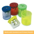 thumbnail image 3 of Eisen Two-Hole Pencil Sharpener, Assorted Colors, Pack of 12, 3 of 4