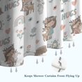 thumbnail image 6 of White Forest Girl Pattern Shower Curtain 36"x72" ,Bathroom Decorative Shower Curtains Set with 12 Hooks,Modern Waterproof Washable Shower Curtain, 6 of 6
