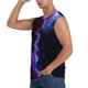 thumbnail image 3 of Balery Purple And Blue Nebula Camisetas sin mangas para hombre, absorbe la humedad y protege contra el mal olor.-3X-Large, 3 of 7