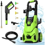 Open Box PAXCESS Electric High Pressure Power Washer Cleaner 2150 PSI 1.6 GPM - Green
