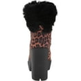 thumbnail image 3 of Jessica Simpson Mikah Leopard Pull-on Hiker Block Heel Lace up Combat Booties (Leopard, 5.5), 3 of 8