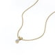 thumbnail image 5 of Collar con Colgante de Diamantes en Forma de Lágrima JeenMata 0.33 Quilates Bañado en Oro Amarillo de 18 K sobre Plata, 5 of 5