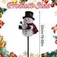 thumbnail image 3 of Christmas Clearance,Snowman Magic Fountain Garden Light, Flowing Snowflake LED Christmas Stake Light, Solar Powered Cascading Warm Glow Outdoor Yard Decor for Lawn, 3 of 5